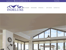 Tablet Screenshot of indeluxewindows.com